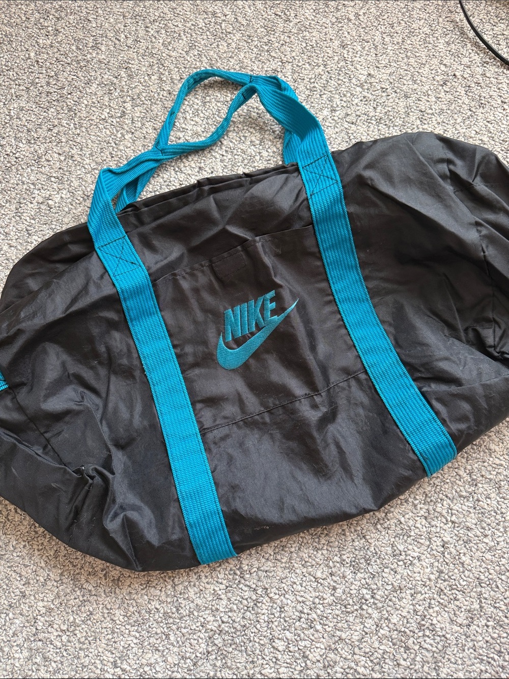 Vintage Nike Black Duffel
